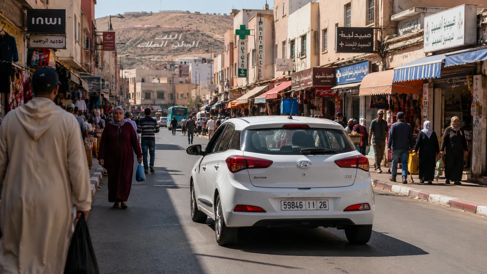 Se déplacer à Agadir en voiture : Souk El Had, Inzgane et les quartiers que les touristes ne voient pas